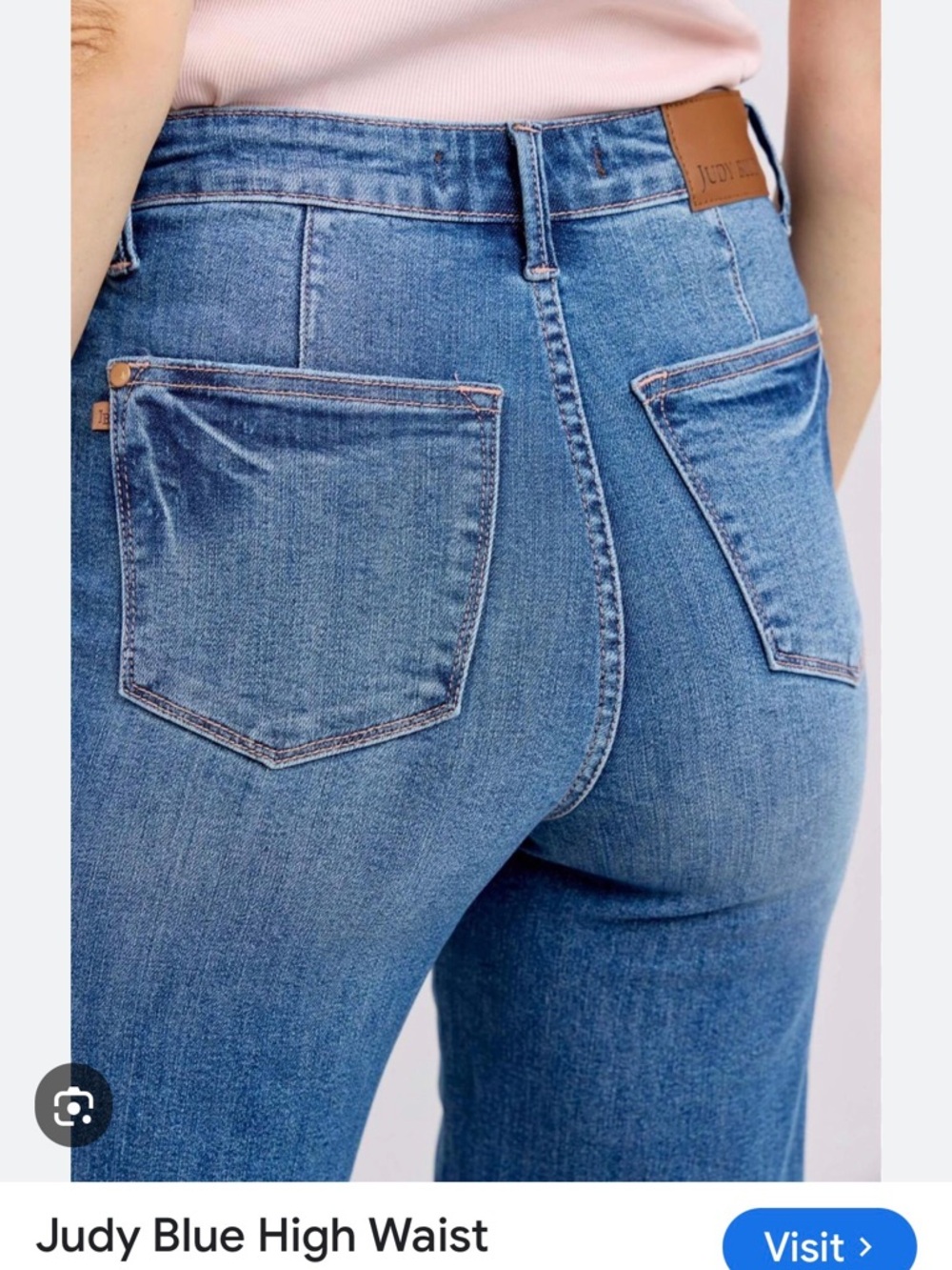 Judy Blue Medium Light Blue High-Rise Women's Jeans